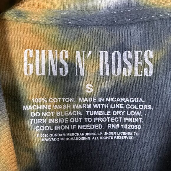 Guns N’ Roses Tie-Dye Rock T-shirt Size Small - Picture 2 of 4